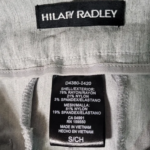 Hillary Radley Women's Light Gray Pull On Ankle Dress Pants Size Small - Picture 3 of 11